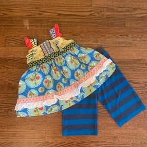 Matilda Jane tunic and cropped straightees